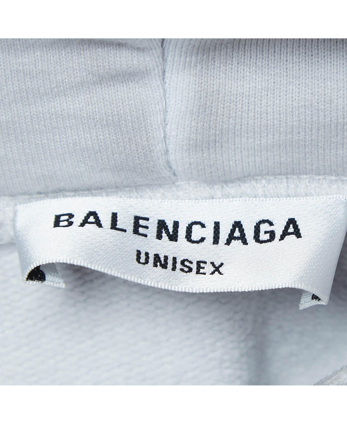 Pre-Owned Balenciaga Women's Black Campaign Print Cotton Knit Hoodie