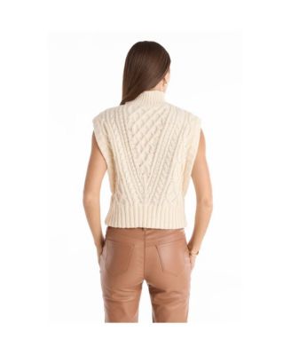 Women's Raina Cable Knit Button Sweater