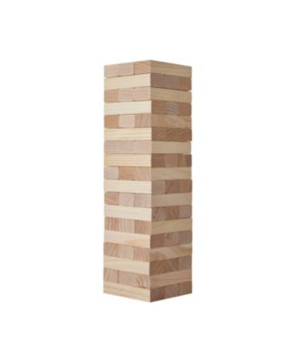 Wooden Tumbling Tower Game 54 Blocks Family Stacking Game