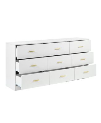 CASAINC 9-Drawer Modern Wide Storage Cabinet Dresser