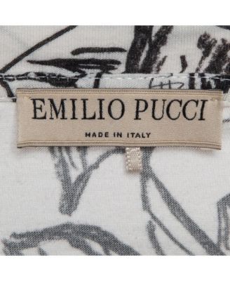 Women's White Turisti Fiorentini Print Cotton T-Shirt