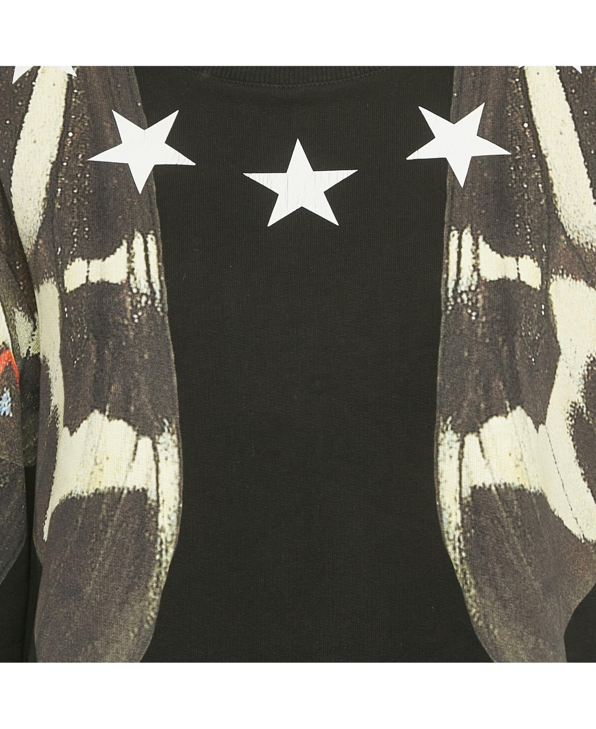 Pre-Owned Givenchy Women's Black Butterfly Print Cotton Sweatshirt