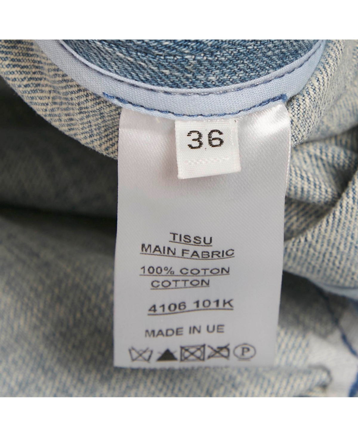 Pre-Owned Balmain Women's Pleated Denim Mini Skirt