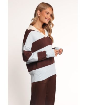 Women's Mikaela Rugby Stripe Knit Sweater