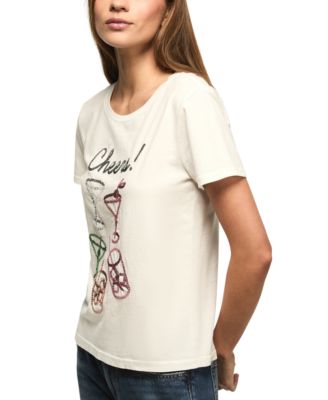 Women's Cheers Glasses Classic Crewneck T-Shirt