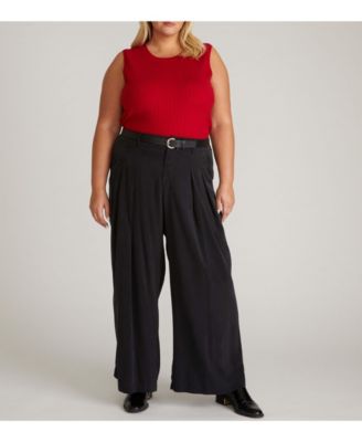 Plus Size Savvy Fine Knit Sweater Shell