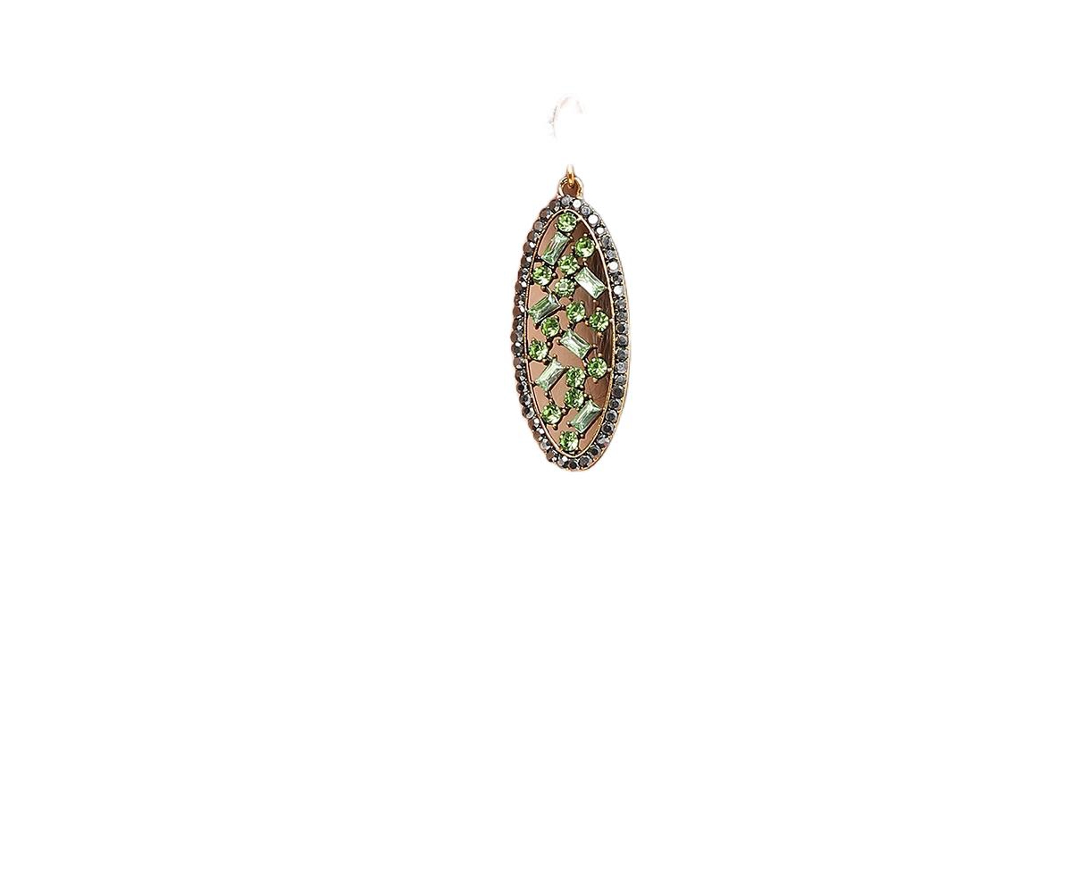 Sohi Women's Oval Drop Earrings