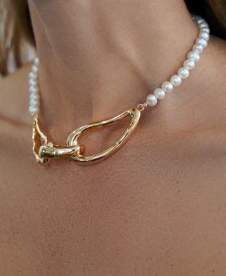 Molten Muse Cultivated Pearl Necklace