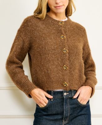Line & Dot Women's Morgan Long-Sleeve Cardigan Sweater - Macy's