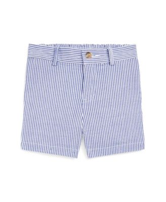 Baby Boys' Striped Flat-Front Shorts