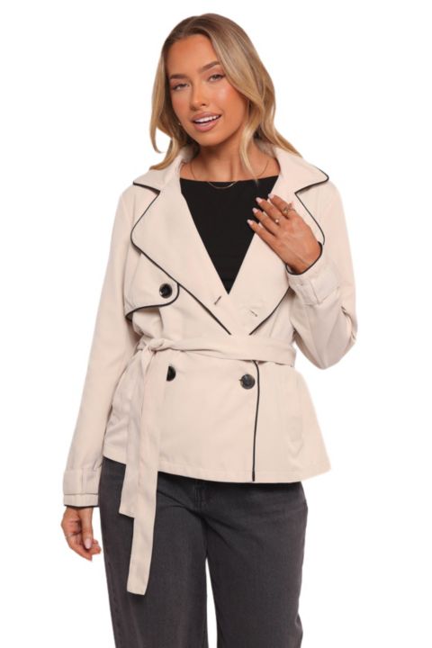 Женские куртки Petal and Pup Women's Franklin Cropped Trench