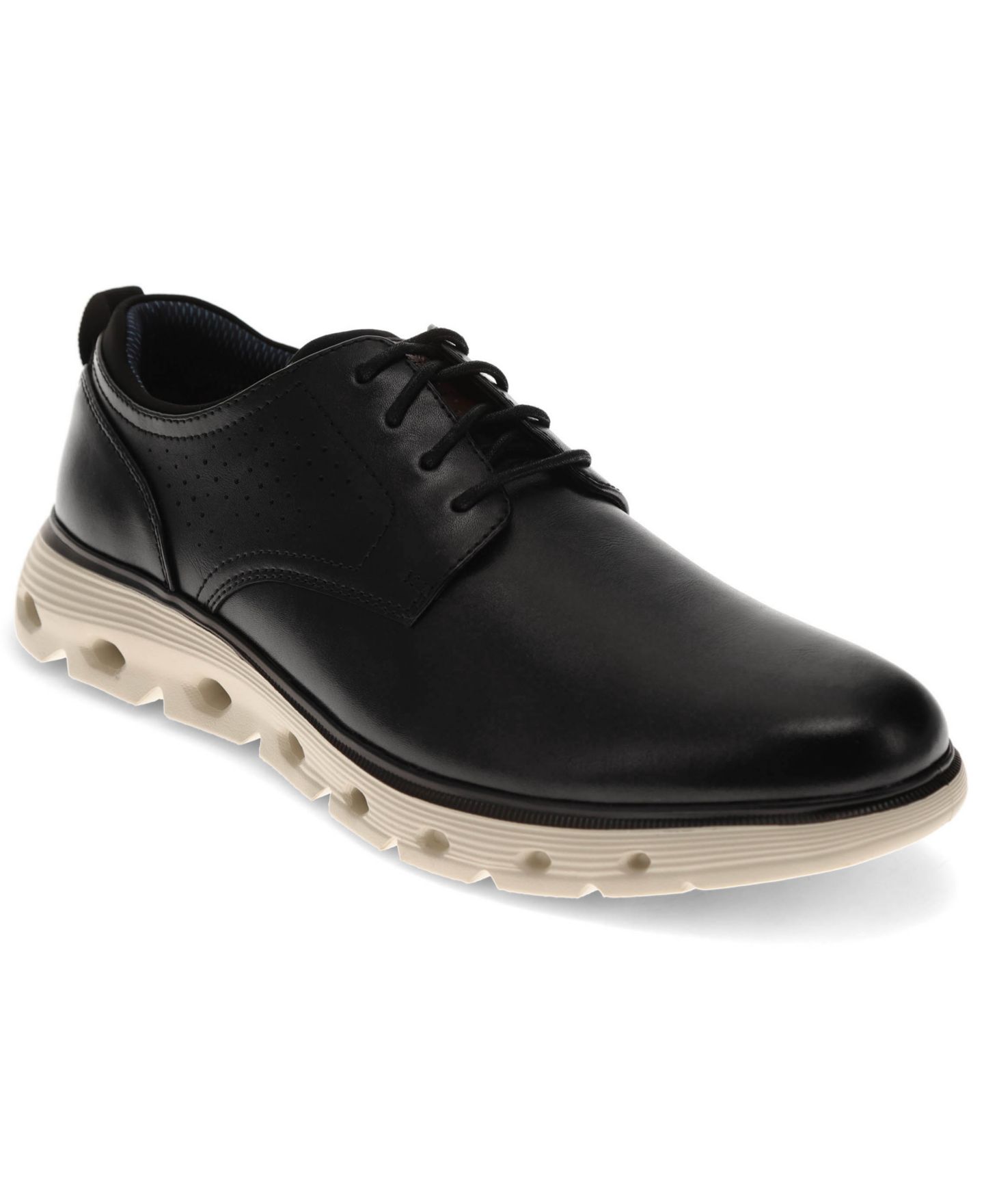 Мужские кроссовки Dockers Franco Fusion 2.0 Casual, цвет: Чёрный / Белый — фото 1