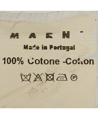 Women's White Striped Cotton Loose Fit Midi Dress