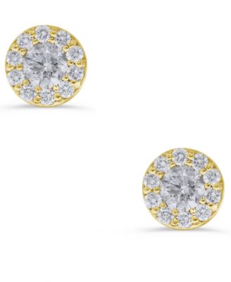Diamond Stud Earrings (1/2 ct. t.w.) in 14k Yellow Gold (also in 14k White Gold)