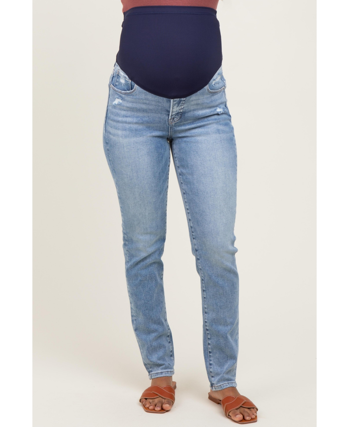 Pinkblush Maternity Light Blue Vintage Wash Skinny Jeans