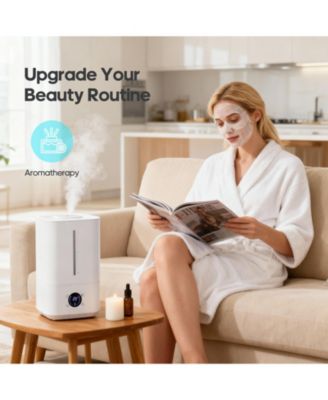 6L Cool & Warm Mist Humidifier for Bedroom & Large Room