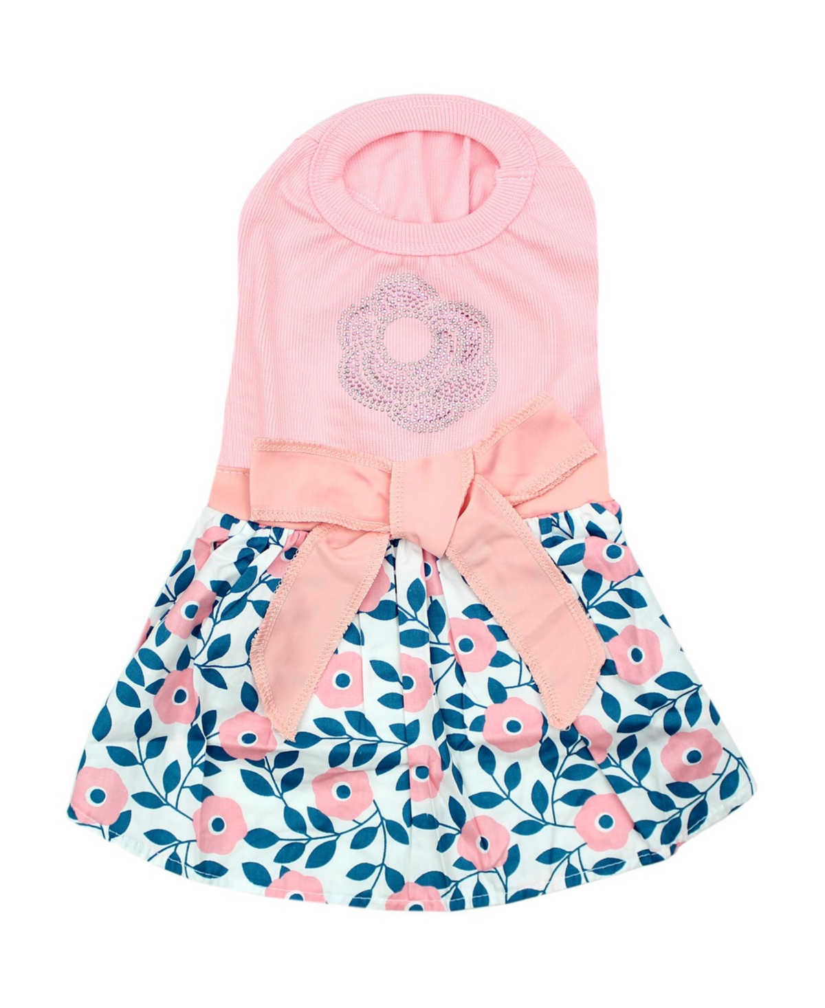 Parisian Pet Cherry Blossoms Dress Pink