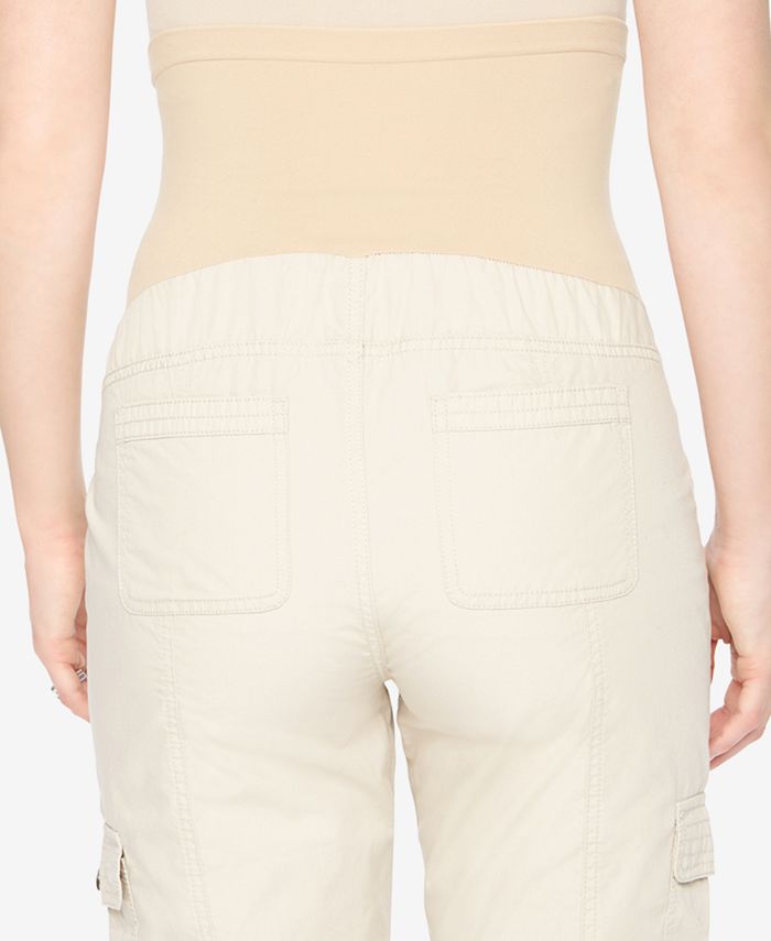 Motherhood Maternity Cropped Cargo Pants Macy's