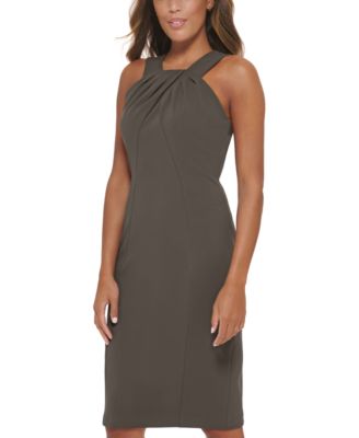 Women's Halter Neck Midi Dress