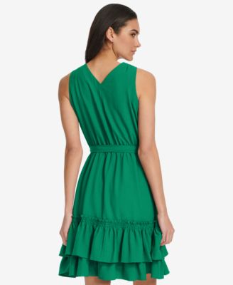 Women's V-Neck Short Dress