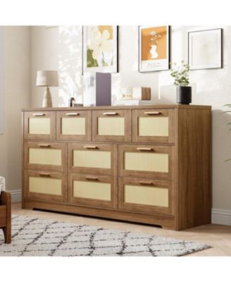 59" Farmhouse 10-Drawer Bedroom Dresser