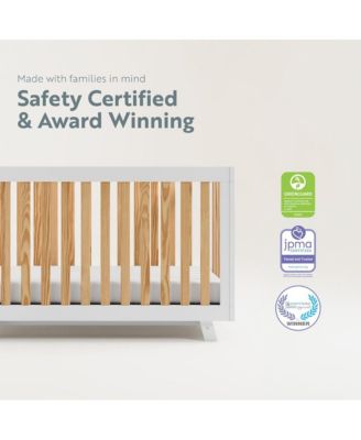 Beckett 3-in-1 Convertible Crib (White)