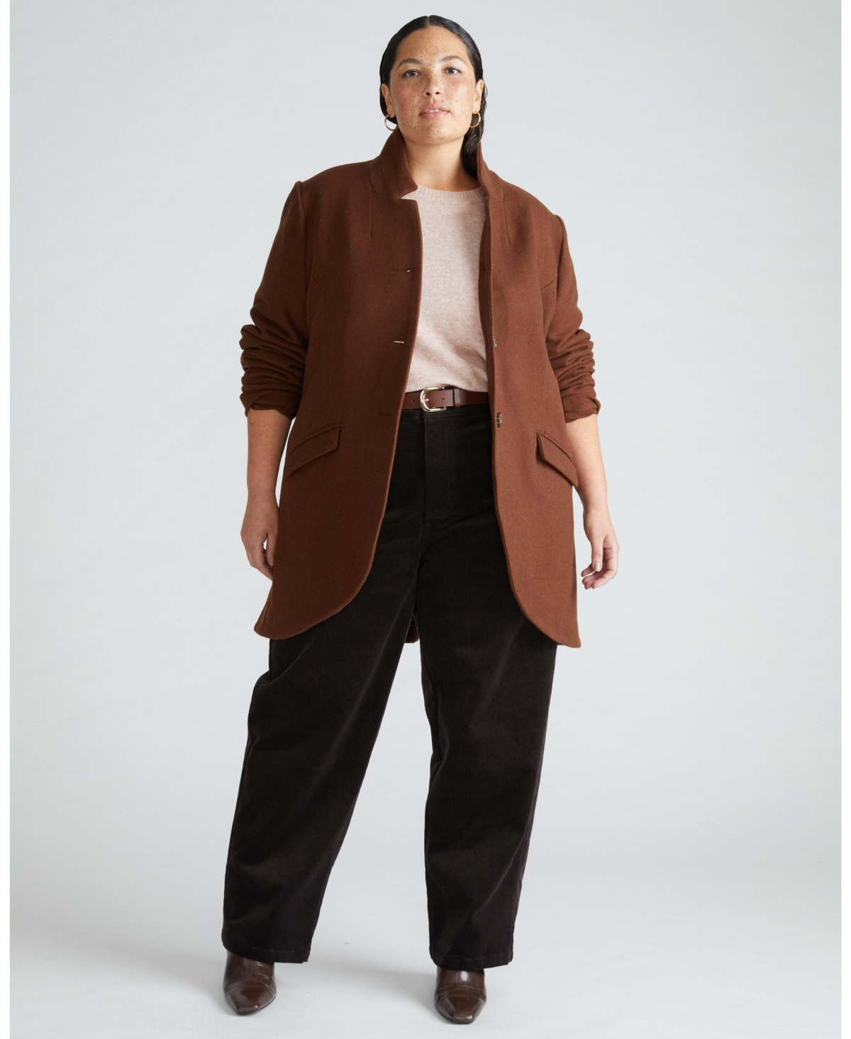 Universal Standard Plus Size Beas Coat