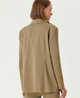 Women's Cotton Blend Classic Blazer