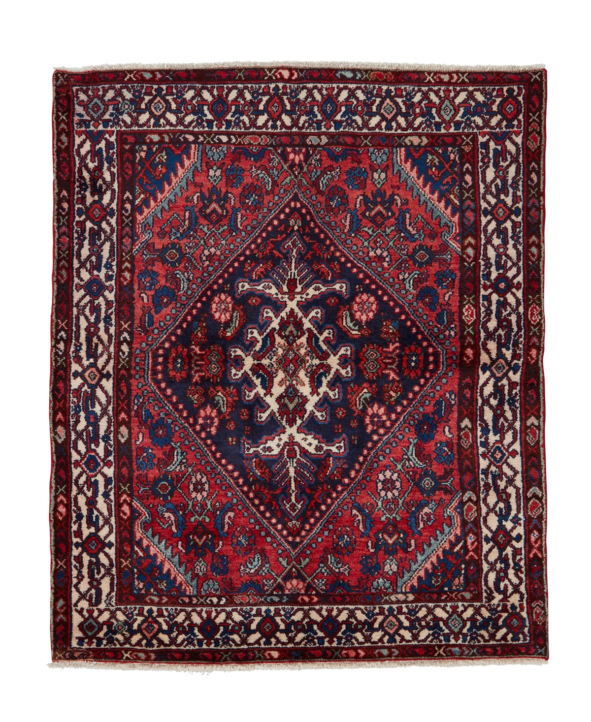Adorn Hand Woven Rugs Persian Hamadan 4' 5" x 6' 7" Area Rug