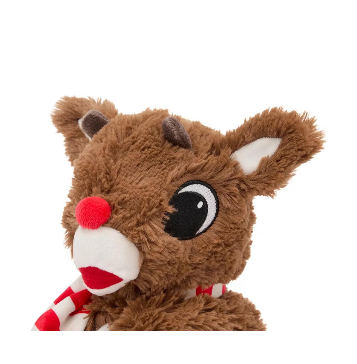 Warmies Microwavable Lavender-Scented Plush Rudolph With Scarf