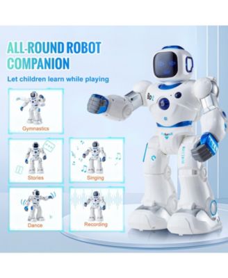 RC Robot Toy for Kids, 2.4GHz Programmable Smart Robot with Touch, Voice & APP Control, Singing Dancing Gift for Ages 3–10