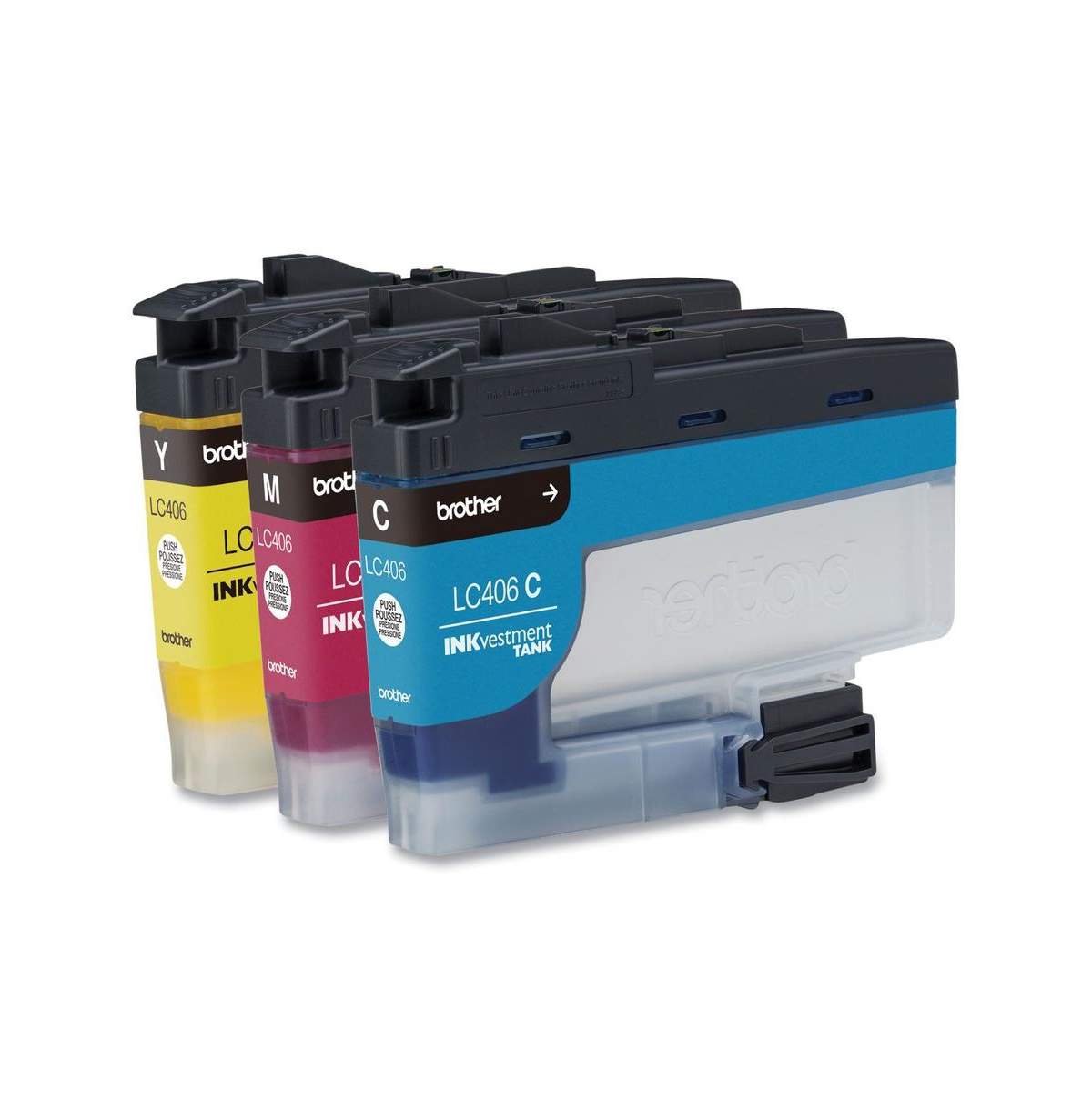 Brother LC4063PK INKvestment 1,500 Page-Yield Ink - Cyan/Magenta/Yellow (3/Pack)