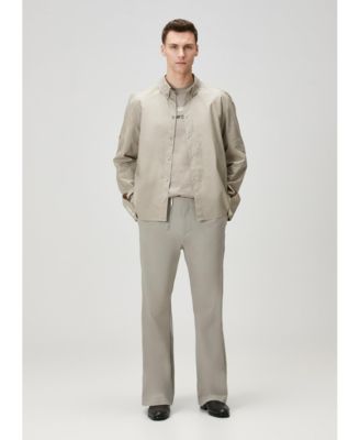 Men's Cotton Patch-Detail Woven Shirt