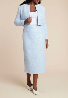 Women's Sequin Tweed Jacket