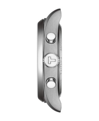 Men's gray stainless steel Bracelet Watch, 40mm