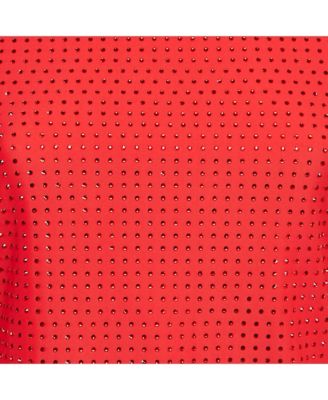 Women's Stud Embellished Jersey Long Sleeve Top