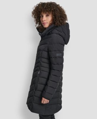 Women's Chevron Stand Collar Coat