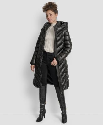 Women's Full-Zip Front Quilted Puffer Coat