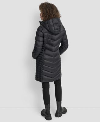 Women's Zip-Front Long Coat