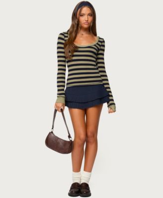 Women's Rainey Striped Long Sleeve Top
