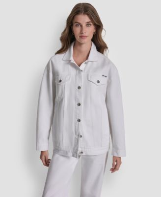 Women's Denim Oversized Trucker Jacket