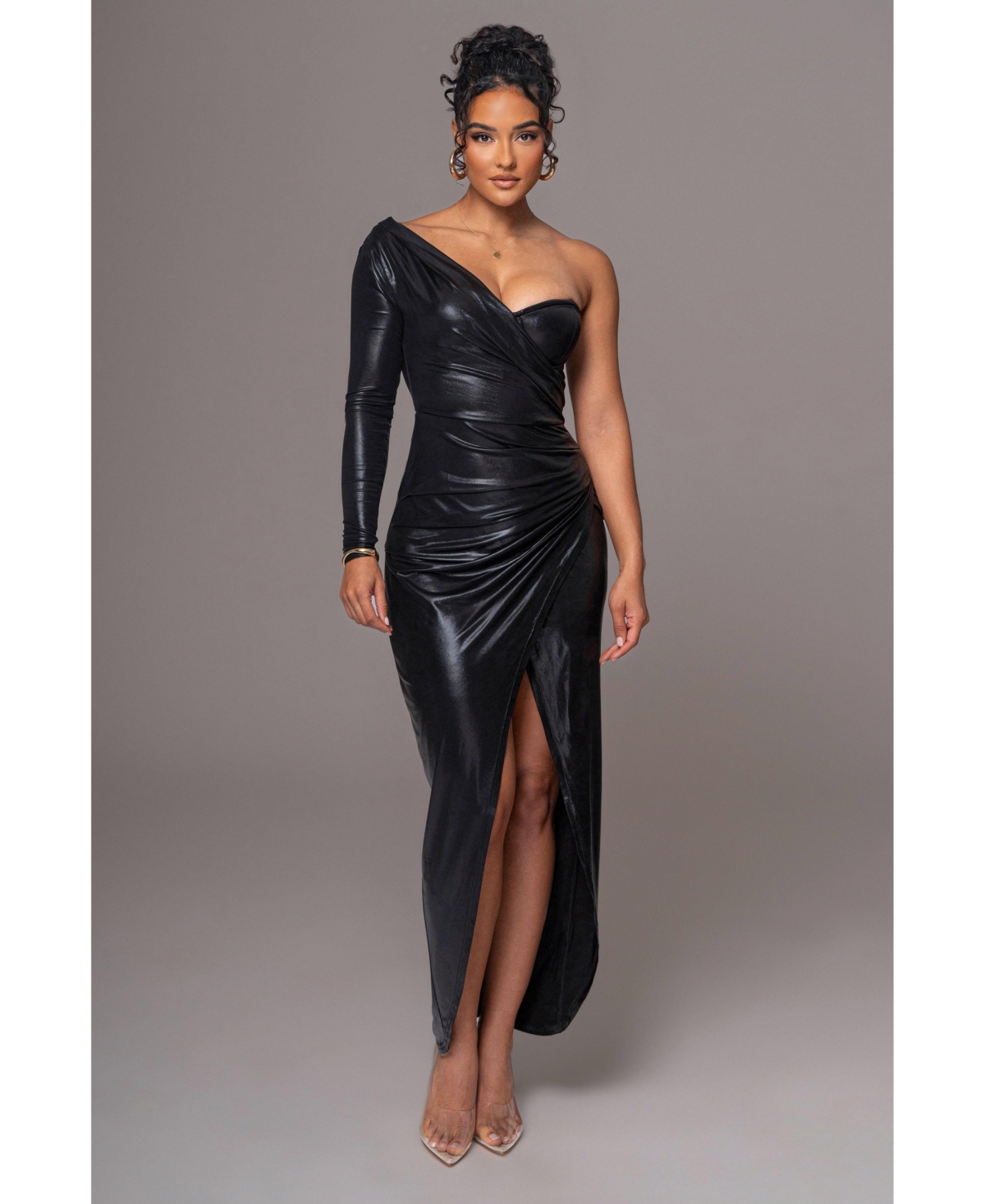 Jluxlabel Women's Kaleah Metallic Maxi Dress