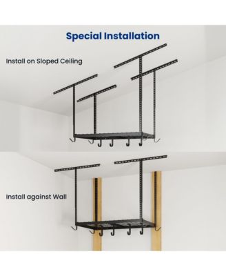 OHK Series 24 in W × 36 in D Ceiling-Mounted Overhead Garage Storage Rack – Model