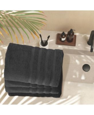 Luxury Soft &amp; Absorbent 100% Ring Spun Cotton Bath Towels for Bathroom, Shower, Spa - 4 Piece Bath Towel Set