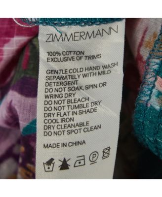 Women's Green/multicolor Floral Printed Cotton