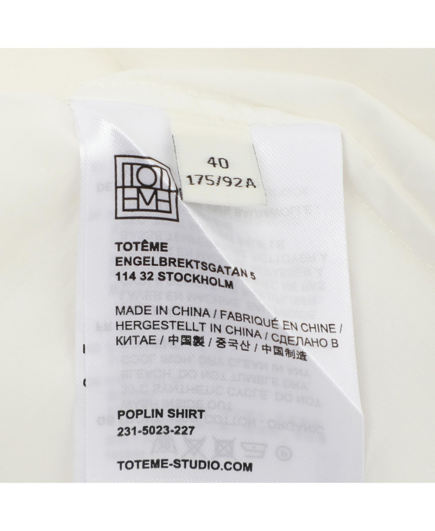 Women's White Cotton Poplin Shirt