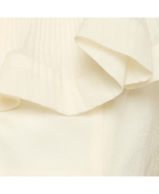 Women's Crepe Ruffled The Lovestruck Crop Top