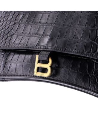 Medium Crush Chain Flap Bag Leather