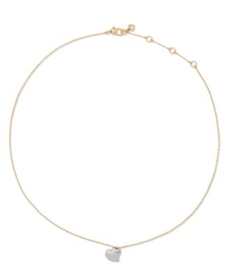 Amour Heart Enamel Pendant Necklace