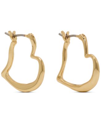 kate spade new york - Amour Gold-Tone Huggie Hoop Earrings (also in Silver-Tone)